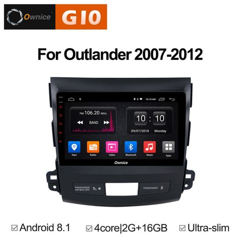 Ownice G10 S9636E  Mitsubishi Outlander XL (Android 8.1)